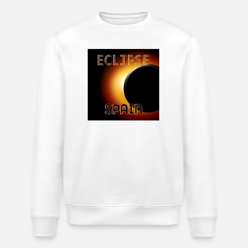 ECLIPSE SPANIEN, August 2026 - Stanley/Stella Unisex Bio-Sweatshirt ROLLER - Weiß