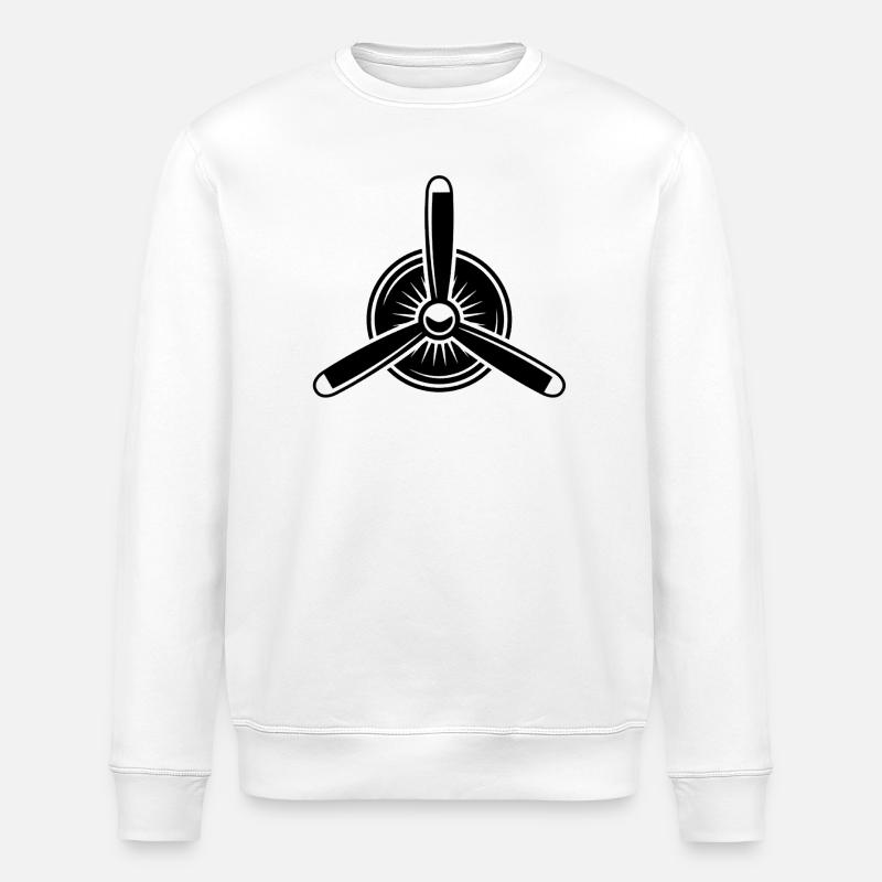 hélice - Sweat bio ROLLER Stanley/Stella Unisexe - blanc