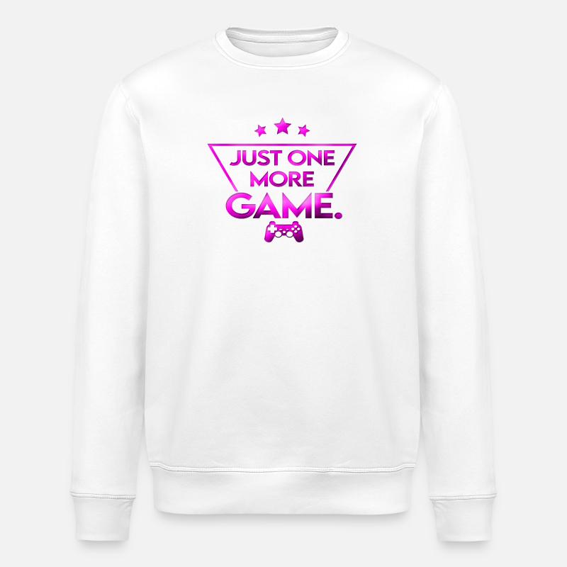 Just_one_more_game_-_gameplayerin - Stanley/Stella Unisex Bio-Sweatshirt ROLLER - Weiß