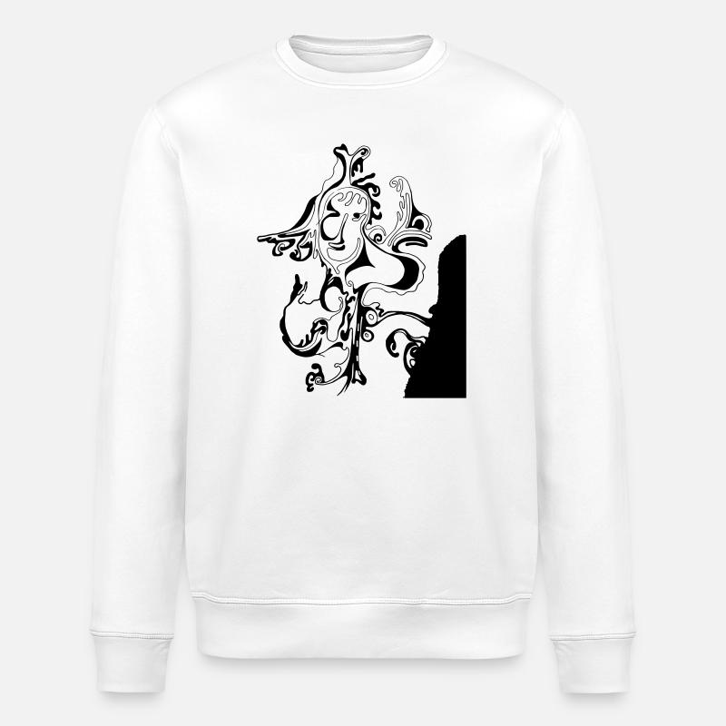 sakura - Stanley/Stella ROLLER Unisex Organic Sweatshirt - white