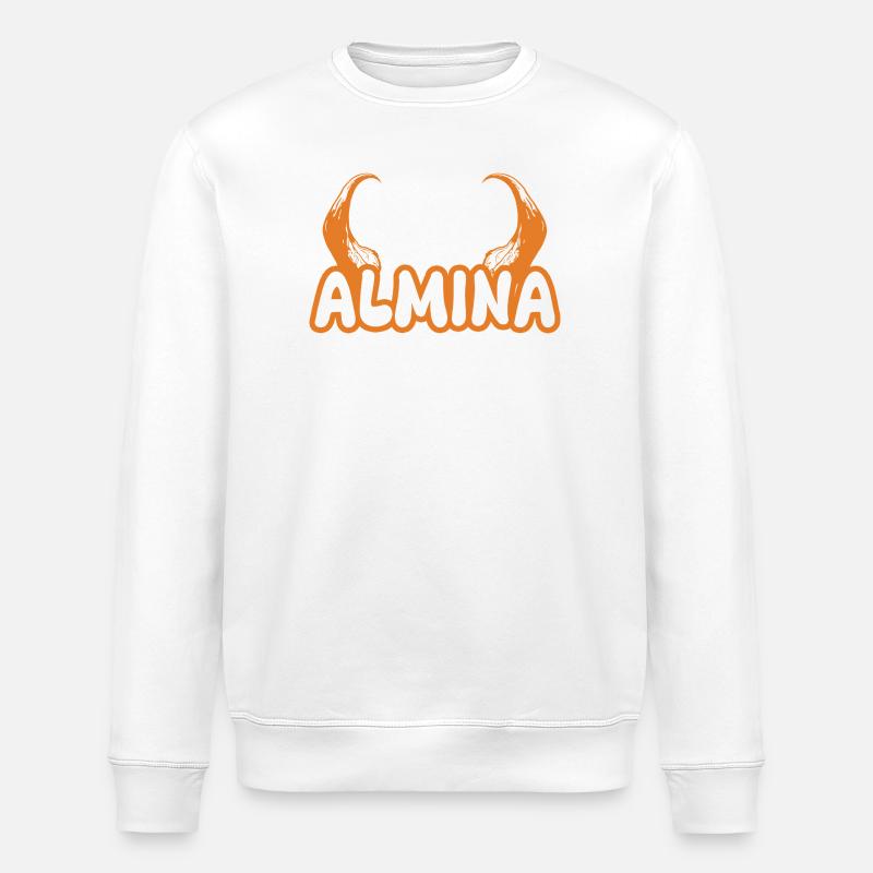 Almina Almina - Sweat bio ROLLER Stanley/Stella Unisexe - blanc