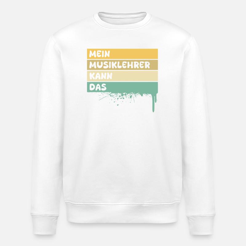 Beruf Musiklehrer - Stanley/Stella Unisex Bio-Sweatshirt ROLLER - Weiß