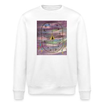 Zeremonien-Trommel - Stanley/Stella Unisex Bio-Sweatshirt ROLLER - Weiß - Vorne - Nik (191cm)