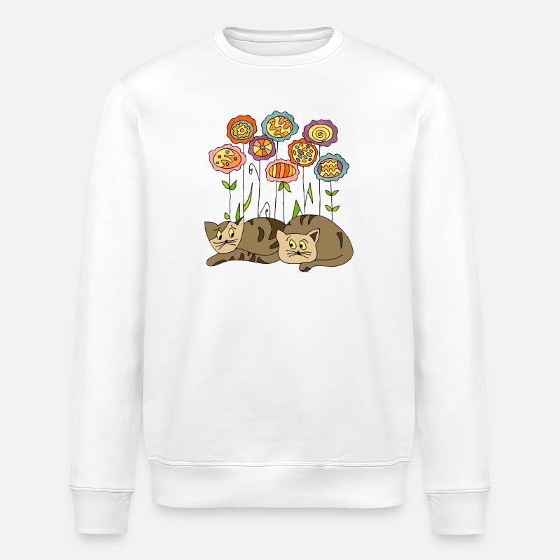 Chats - Sweat bio ROLLER Stanley/Stella Unisexe - blanc