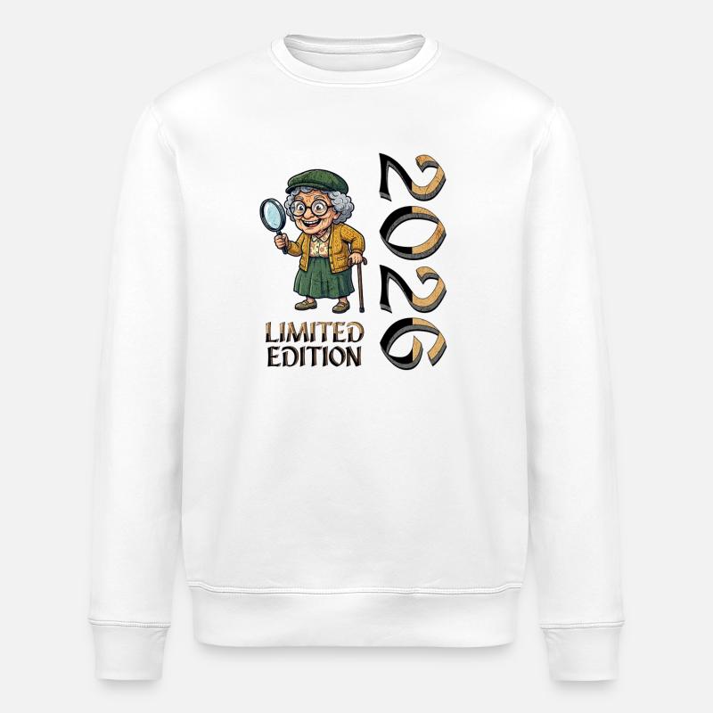 Großmutter Limited Edition Oma in Rente - Stanley/Stella Unisex Bio-Sweatshirt ROLLER - Weiß