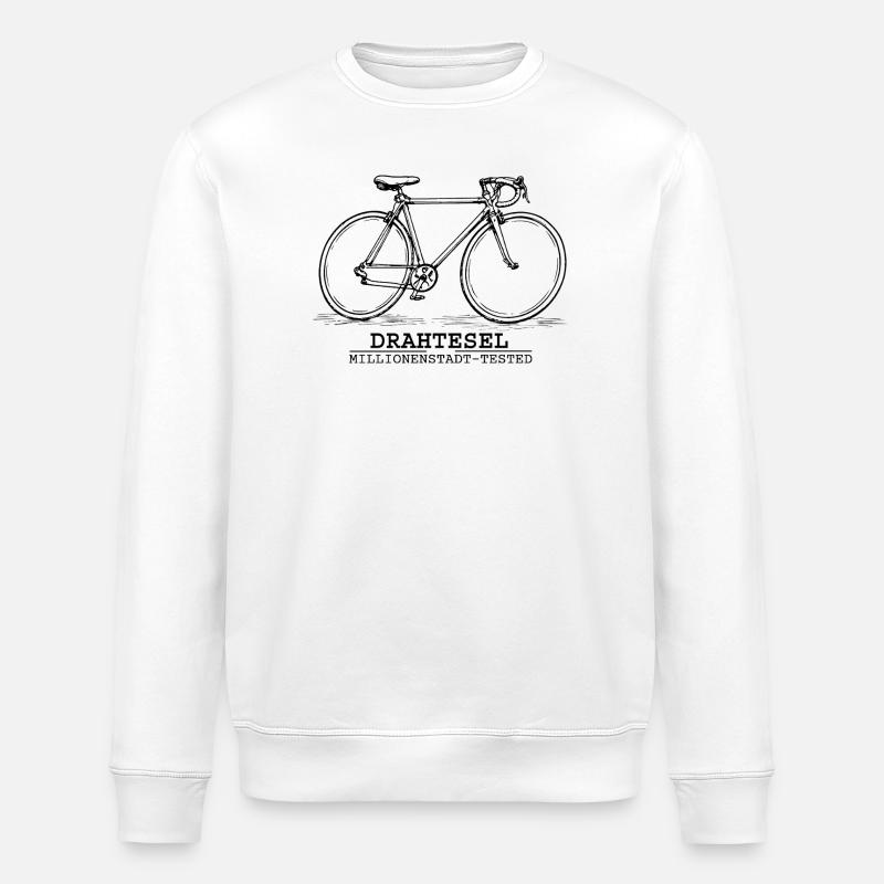 Vélo - Sweat bio ROLLER Stanley/Stella Unisexe - blanc