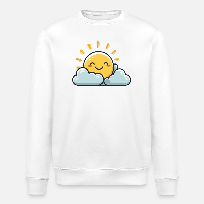 Soleil - Sweat bio ROLLER Stanley/Stella Unisexe - blanc