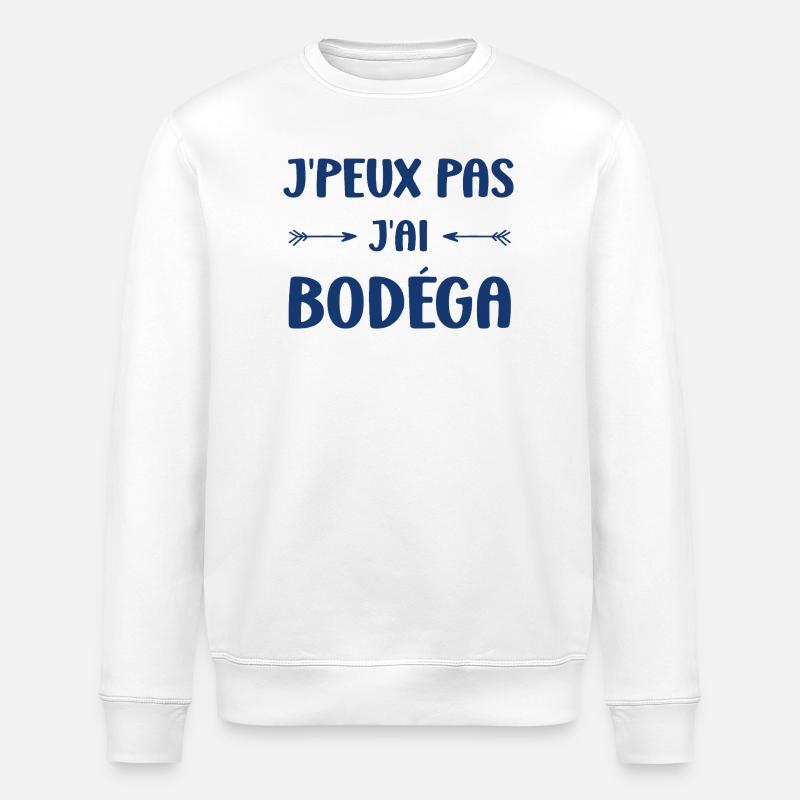 J'peux pas j'ai Bodéga - Sweat bio ROLLER Stanley/Stella Unisexe - blanc