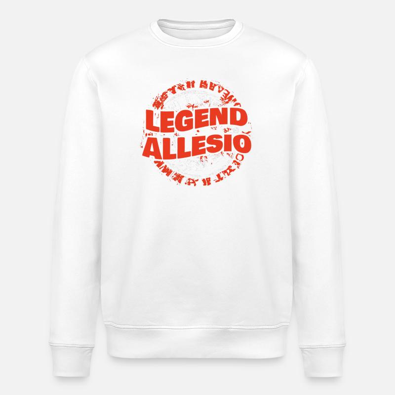 Man Allesio - Sweat bio ROLLER Stanley/Stella Unisexe - blanc