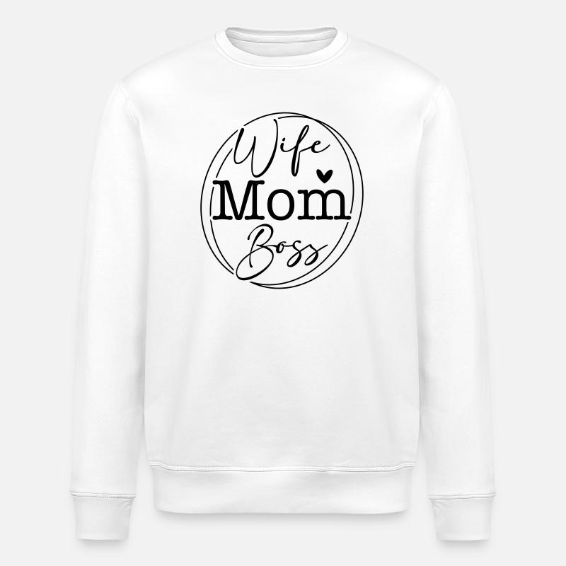 SVG – Empowerment Design Wife - Stanley/Stella Unisex Bio-Sweatshirt ROLLER - Weiß