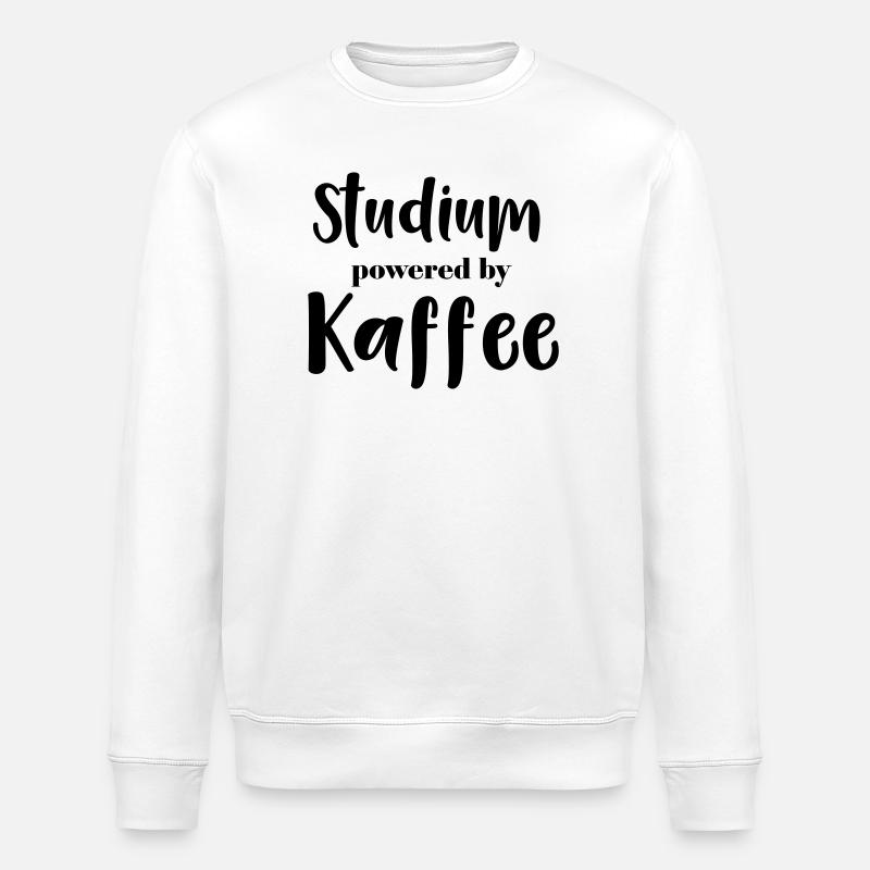 Studies powered by Kaffee - Stanley/Stella ROLLER Unisex Organic Sweatshirt - white