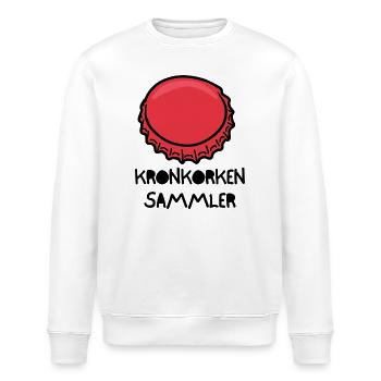 Kronkorken_Sammler - Sweat bio ROLLER Stanley/Stella Unisexe - blanc - Devant - Nik (191cm)
