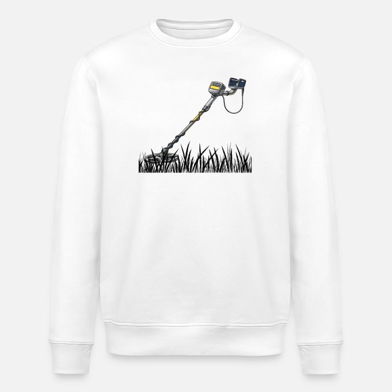 Metalldetektor - Stanley/Stella Unisex Bio-Sweatshirt ROLLER - Weiß