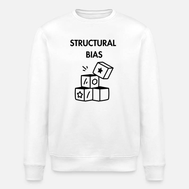 Structural bias - Stanley/Stella ROLLER Unisex Organic Sweatshirt - white