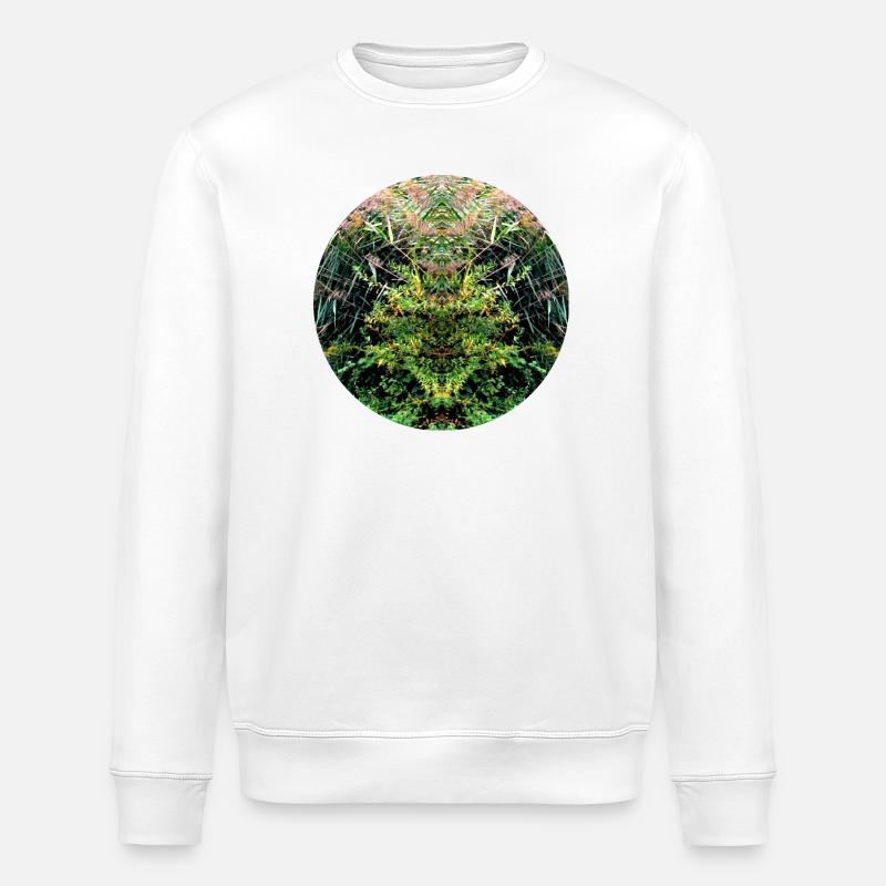 Naturwesen im Schilf - Stanley/Stella Unisex Bio-Sweatshirt ROLLER - Weiß