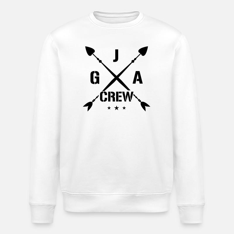 Jga Crew Junggesellenabschied - Stanley/Stella Unisex Bio-Sweatshirt ROLLER - Weiß