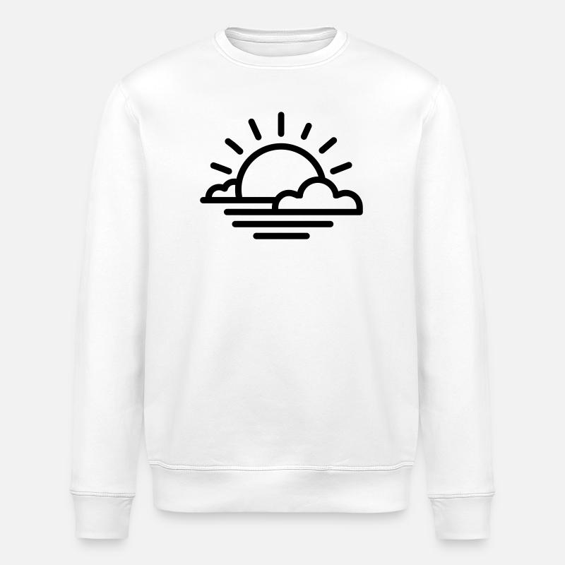 sunset - Stanley/Stella ROLLER Unisex Organic Sweatshirt - white