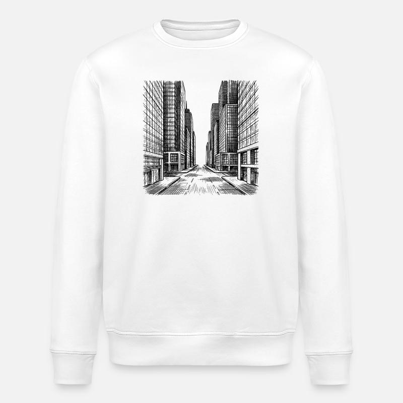 Rue moderne - Sweat bio ROLLER Stanley/Stella Unisexe - blanc