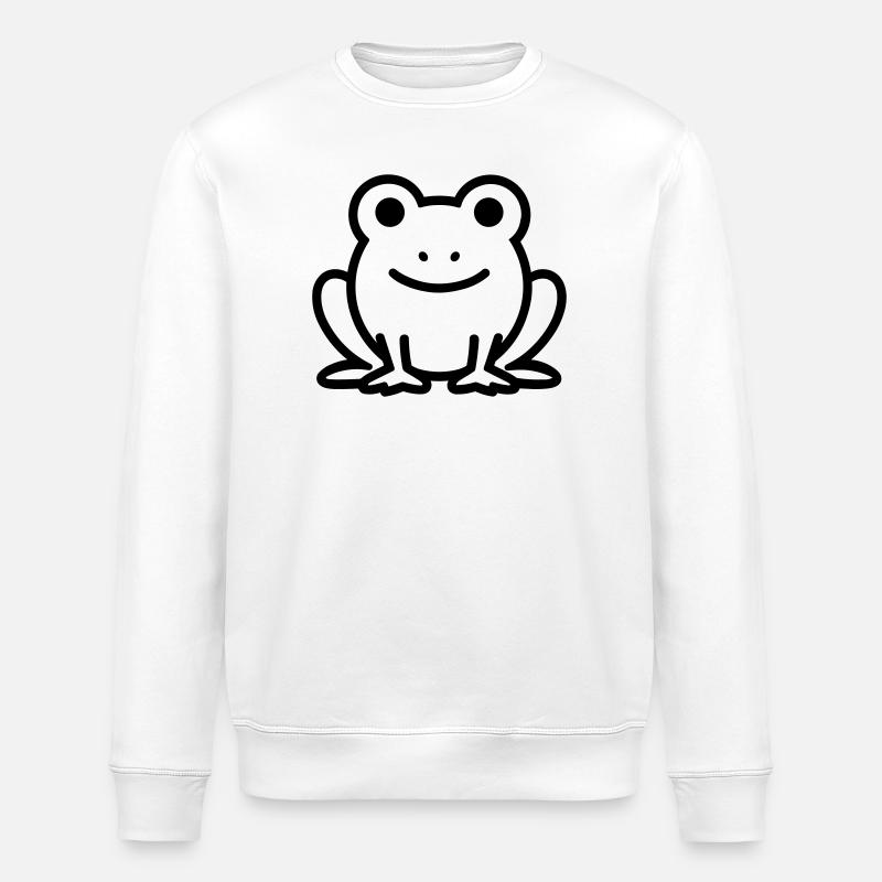 grenouille - Sweat bio ROLLER Stanley/Stella Unisexe - blanc