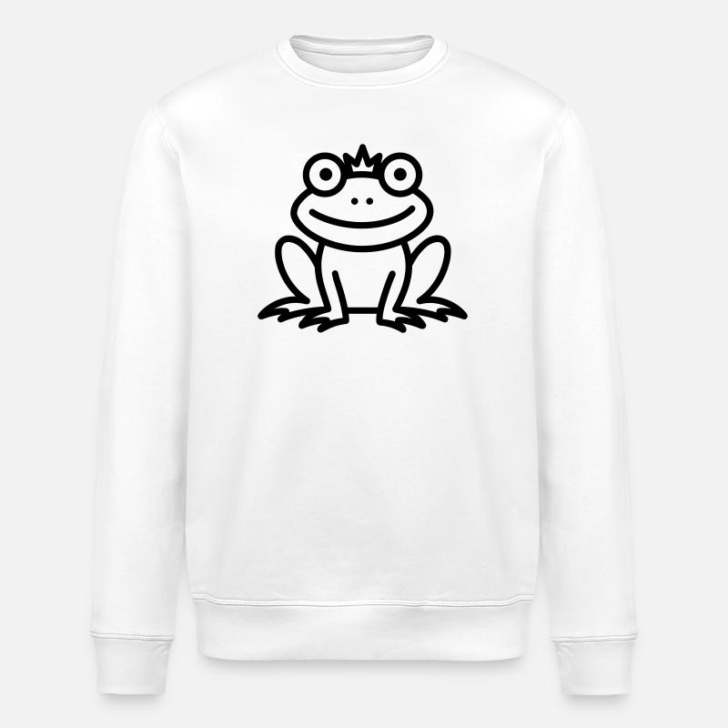 Frosch - Stanley/Stella Unisex Bio-Sweatshirt ROLLER - Weiß