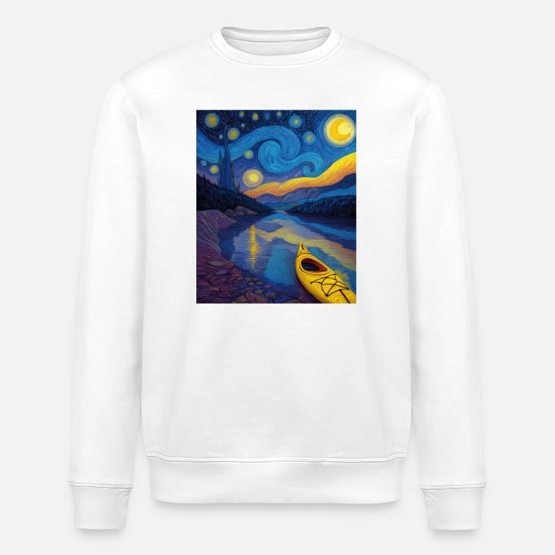 Kayak_3 - Stanley/Stella ROLLER Unisex Organic Sweatshirt - white