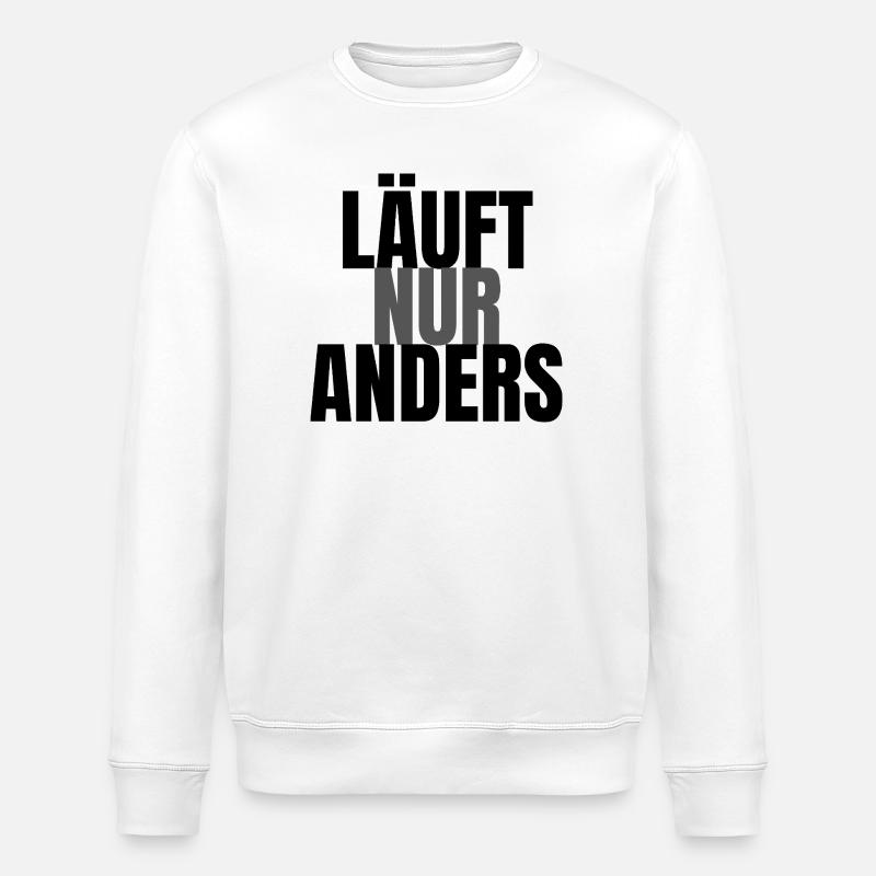 It's just different - Stanley/Stella ROLLER Unisex Organic Sweatshirt - white