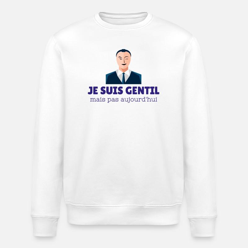 Schön, aber heute nicht - Stanley/Stella Unisex Bio-Sweatshirt ROLLER - Weiß
