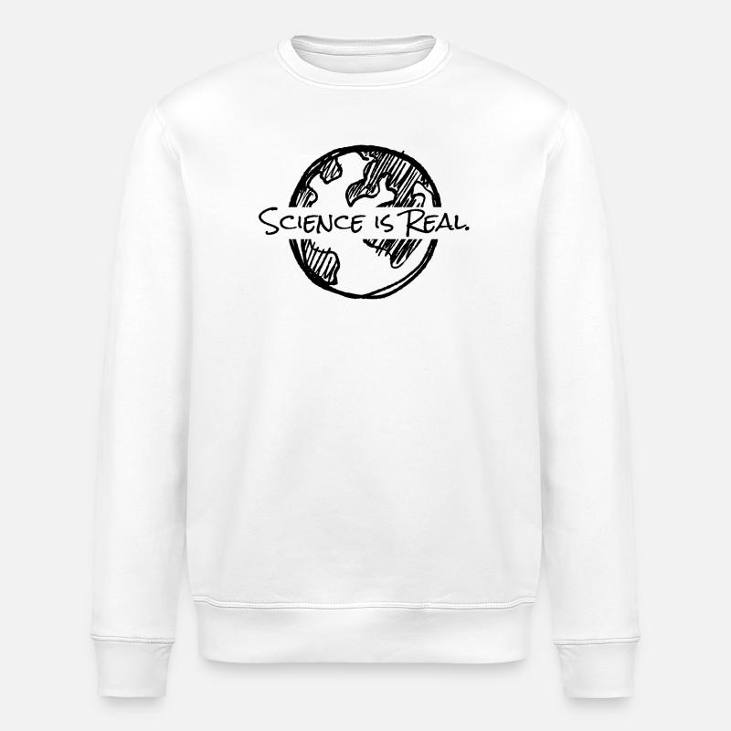 Wissenschaft - Erde - Stanley/Stella Unisex Bio-Sweatshirt ROLLER - Weiß