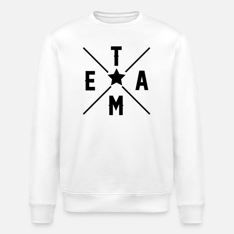Team - Stanley/Stella ROLLER Unisex Organic Sweatshirt - white