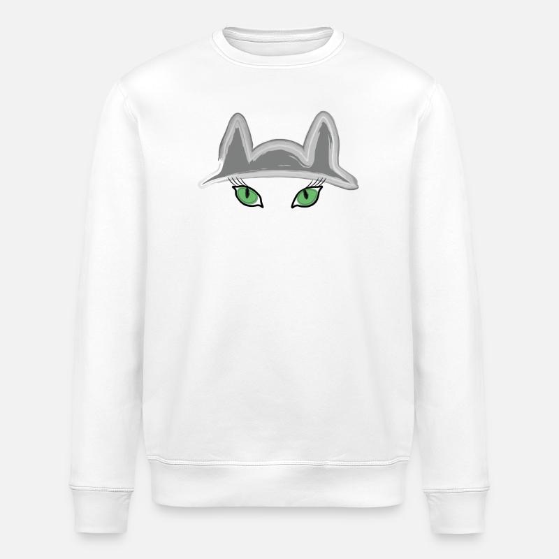 Katzi - Stanley/Stella Unisex Bio-Sweatshirt ROLLER - Weiß