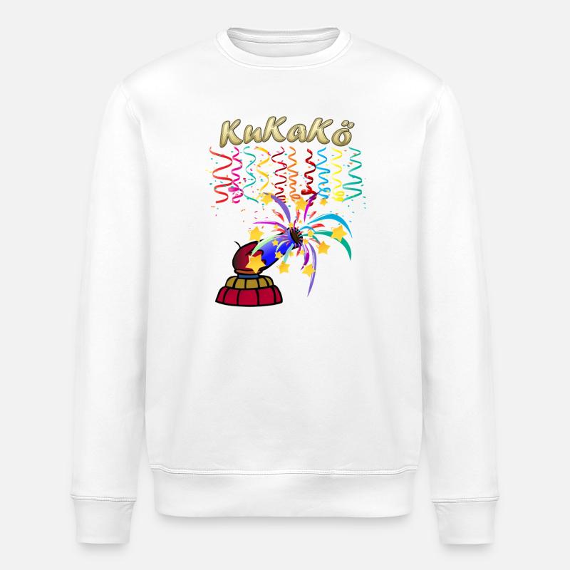 KuKaKö - Carnaval Carnaval Lundi gras Köthen - Sweat bio ROLLER Stanley/Stella Unisexe - blanc