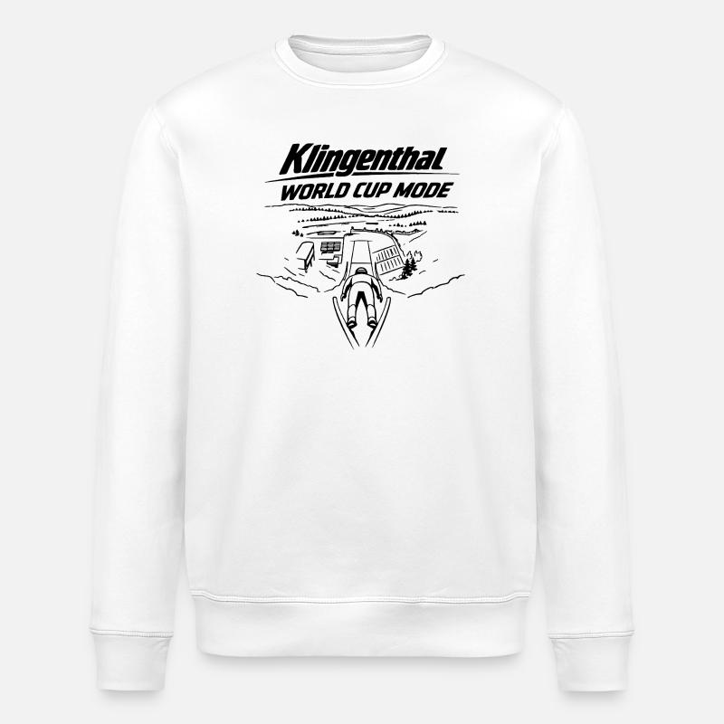 Klingenthal World Cup  - Stanley/Stella Unisex Bio-Sweatshirt ROLLER - Weiß