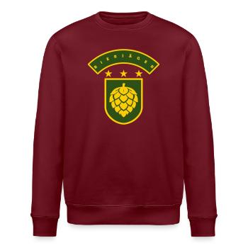 Bierjäger - Stanley/Stella Unisex Bio-Sweatshirt ROLLER - Weiß - Vorne - Nik (191cm)