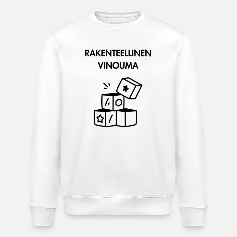 Structural bias - Stanley/Stella ROLLER Unisex Organic Sweatshirt - white