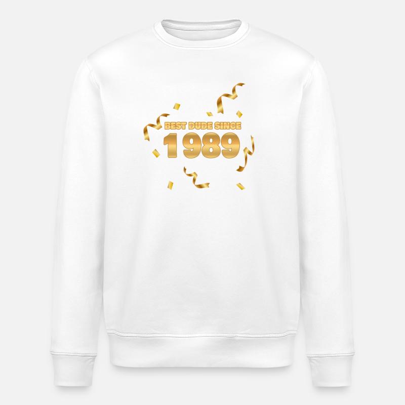 1989 - Stanley/Stella Unisex Bio-Sweatshirt ROLLER - Weiß