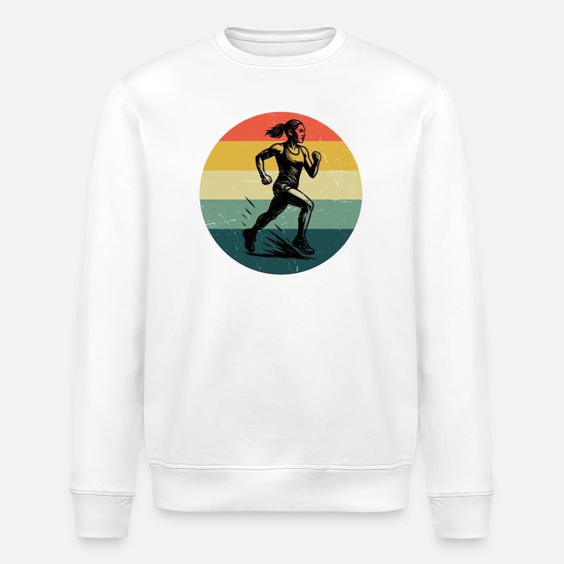 Conception compacte pour la course automobile - Sweat bio ROLLER Stanley/Stella Unisexe - blanc