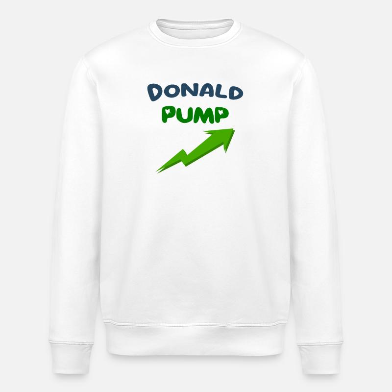 Donald PUMP  - Sweat bio ROLLER Stanley/Stella Unisexe - blanc