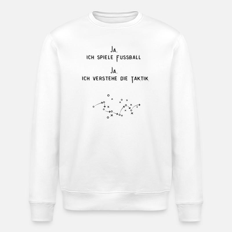 Frauen Fussball - Stanley/Stella Unisex Bio-Sweatshirt ROLLER - Weiß