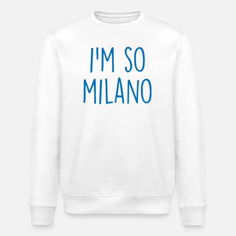 Milano Mailand - Stanley/Stella Unisex Bio-Sweatshirt ROLLER - Weiß