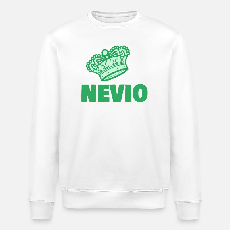 Nevio comme prénom - Sweat bio ROLLER Stanley/Stella Unisexe - blanc