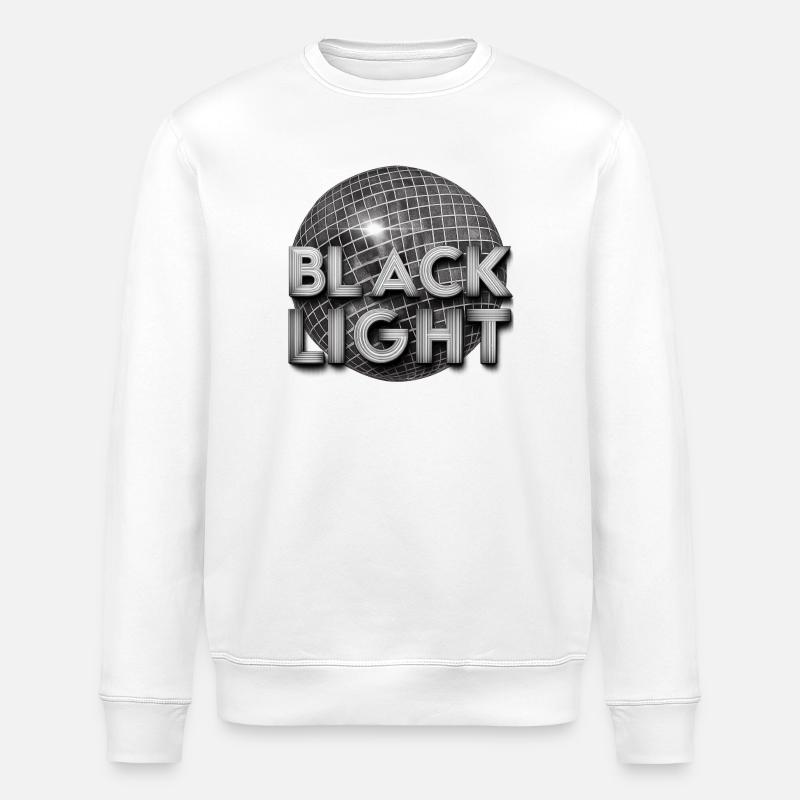 Black Light Retro Disco - Sweat bio ROLLER Stanley/Stella Unisexe - blanc