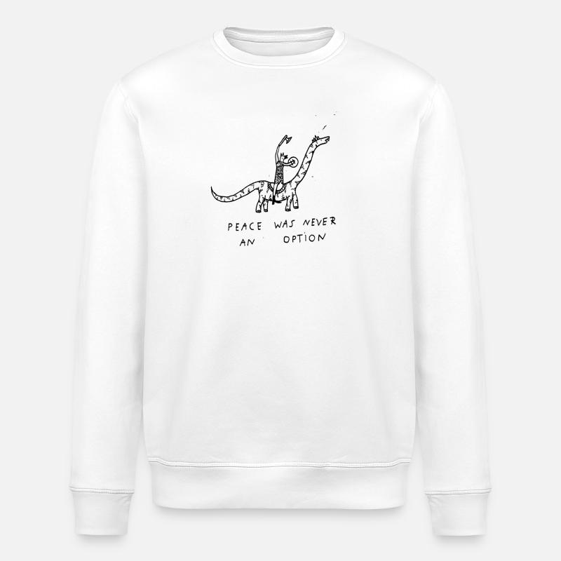 Peace - Stanley/Stella ROLLER Unisex Organic Sweatshirt - white