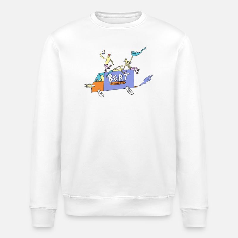 Bert_Express - Sweat bio ROLLER Stanley/Stella Unisexe - blanc