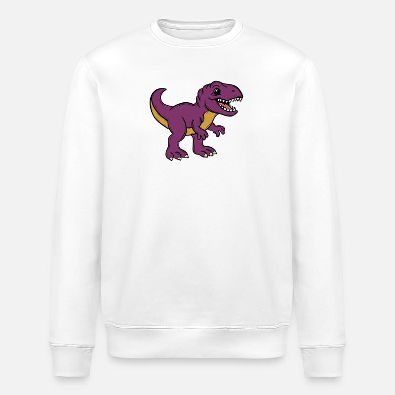 Dino - Sweat bio ROLLER Stanley/Stella Unisexe - blanc