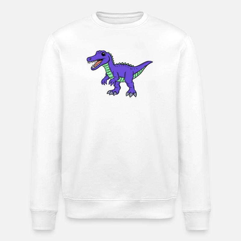 Dino - Stanley/Stella Unisex Bio-Sweatshirt ROLLER - Weiß