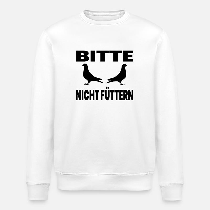 Tauben - Stanley/Stella Unisex Bio-Sweatshirt ROLLER - Weiß