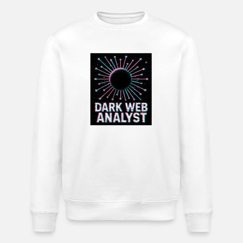 Dark Web Analyst - Cybersécurité - Sweat bio ROLLER Stanley/Stella Unisexe - blanc
