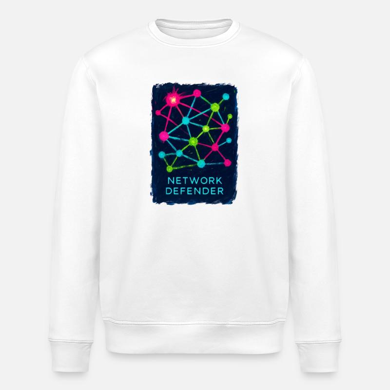 Network and Cyber Security Defender - Stanley/Stella ROLLER Unisex Organic Sweatshirt - white