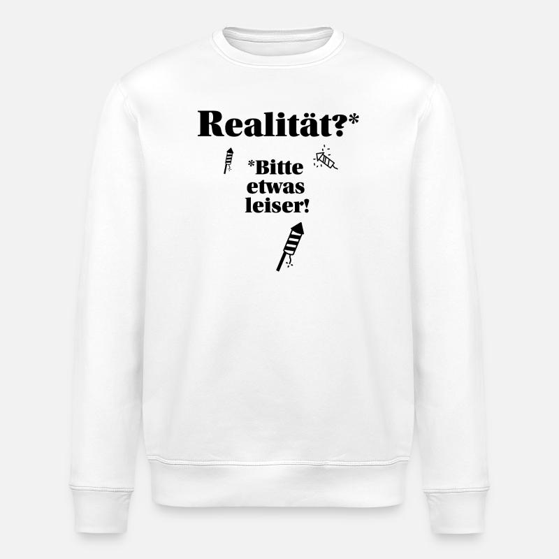 Réalité et réalité - Sweat bio ROLLER Stanley/Stella Unisexe - blanc