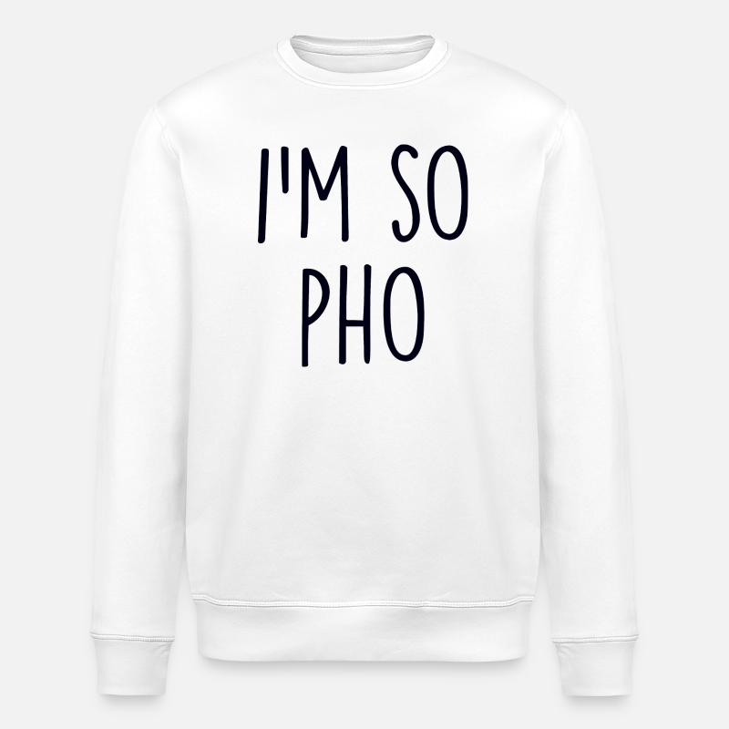Pho Soup - Stanley/Stella Unisex Bio-Sweatshirt ROLLER - Weiß